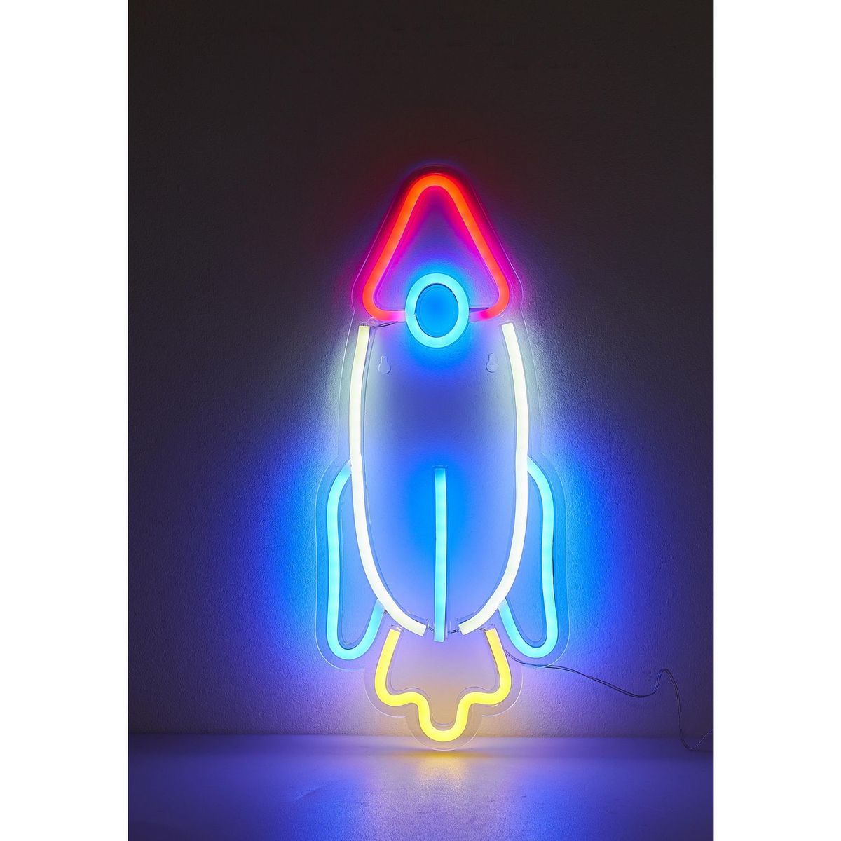 Just Home Collection - Lámpara LED de pared Neón Bat Rocket