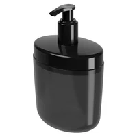 Dispensador de plástico Bulky para jabón líquido Negro