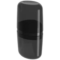 Porta cepillos con tapa Bulky Negro
