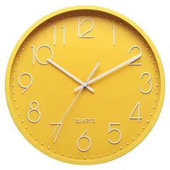 Reloj de pared Wonder de 35 cm Amarillo