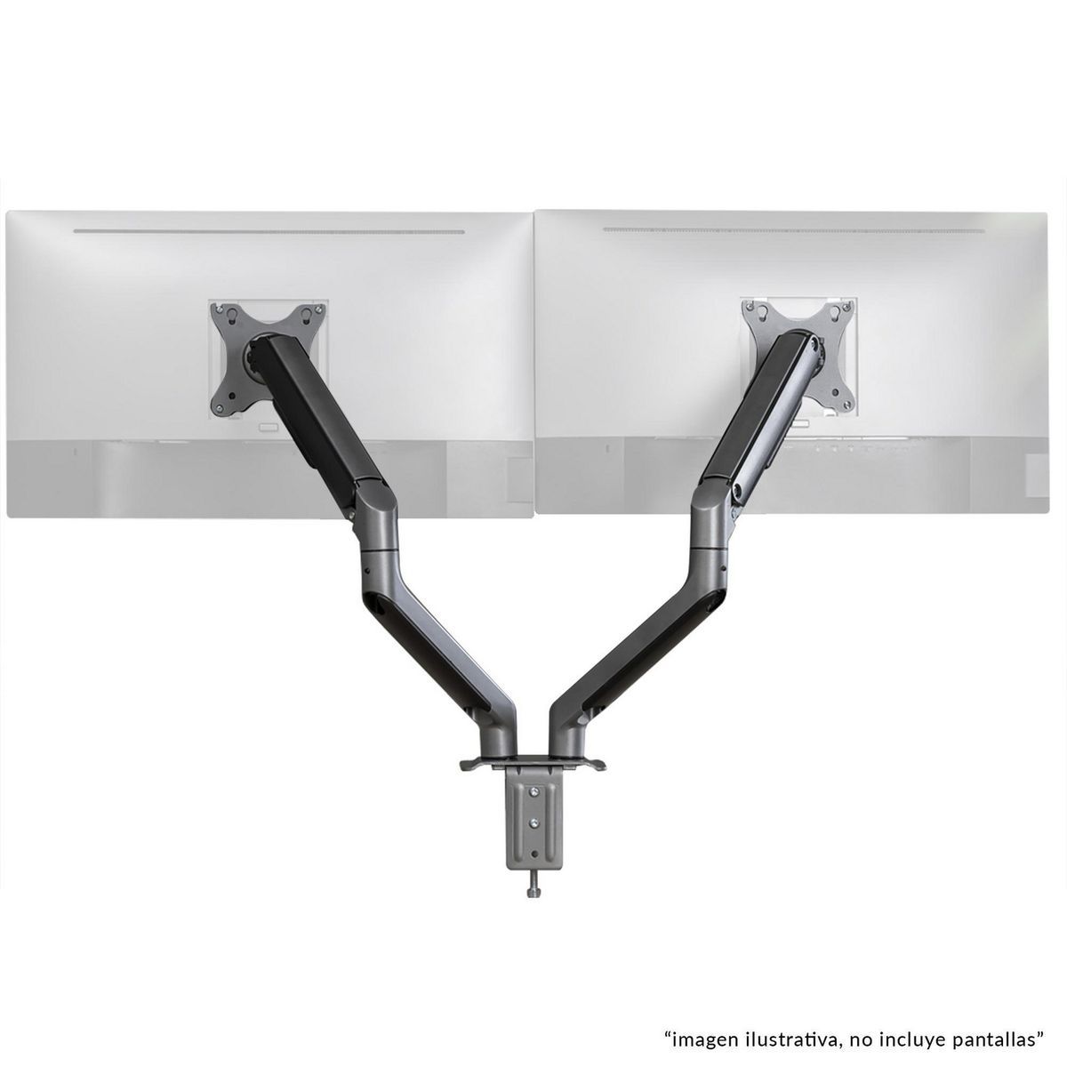 Dairu - Soporte brazo para 2 monitores