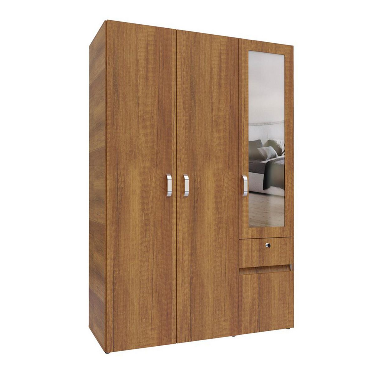 Closet Murano 4 puertas Caramelo 120 cm, marca Maderkit - Foto Principal