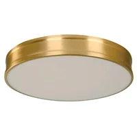 Lámpara de techo LED Osaka de 1 luz de 24W Amarillo/ Dorado