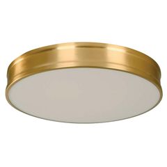 Lámpara de techo LED Osaka de 1 luz de 24W Amarillo/ Dorado