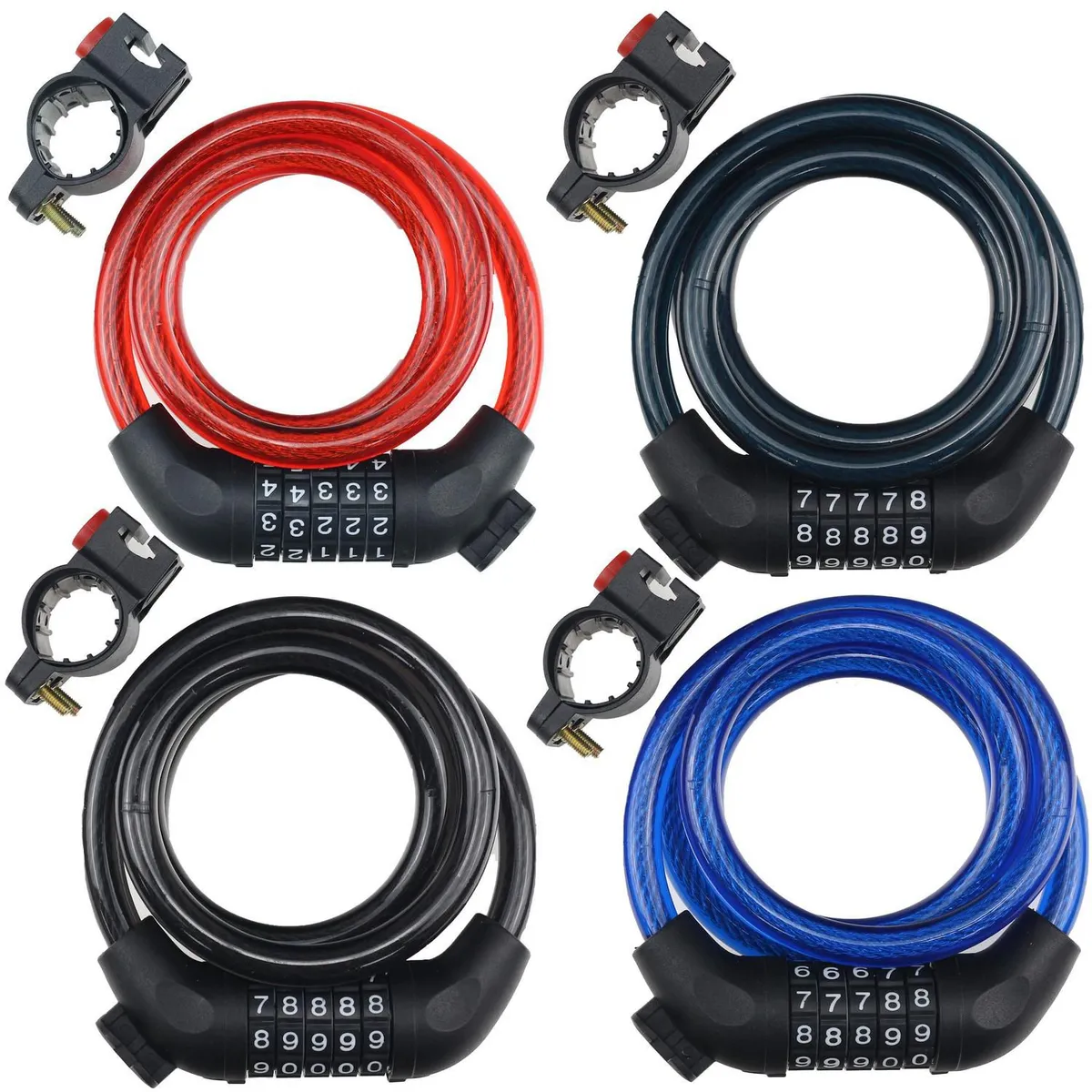 Autostyle - Candado para Bicicleta con Clave