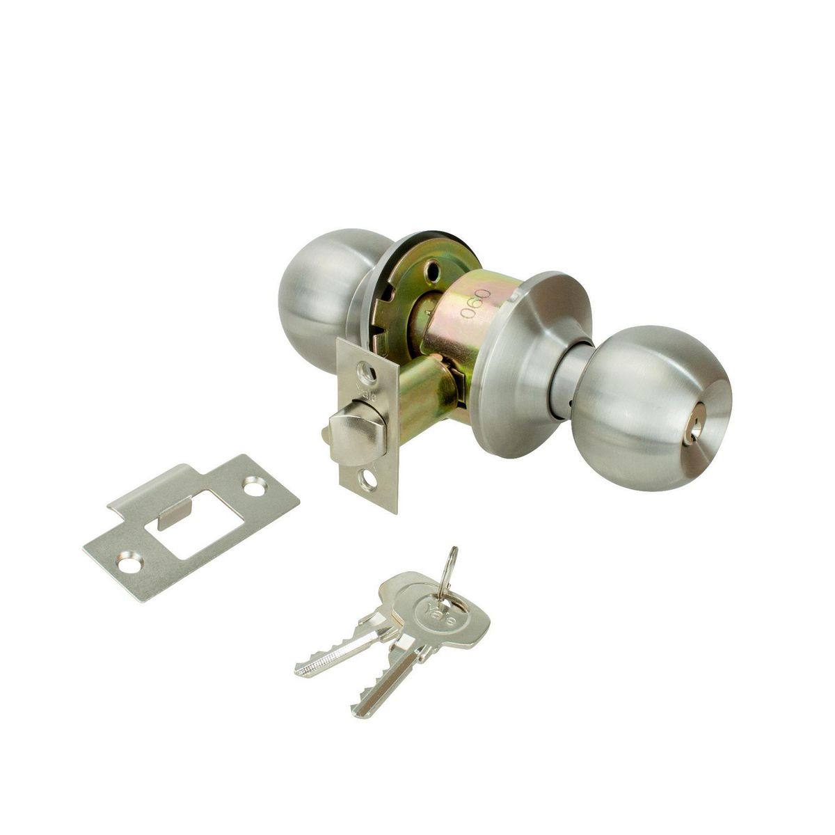 Yale - Pomo Esfera Entrada, Cromo Mate