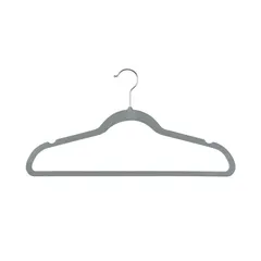Set 10 ganchos terciopelo gris Agbox