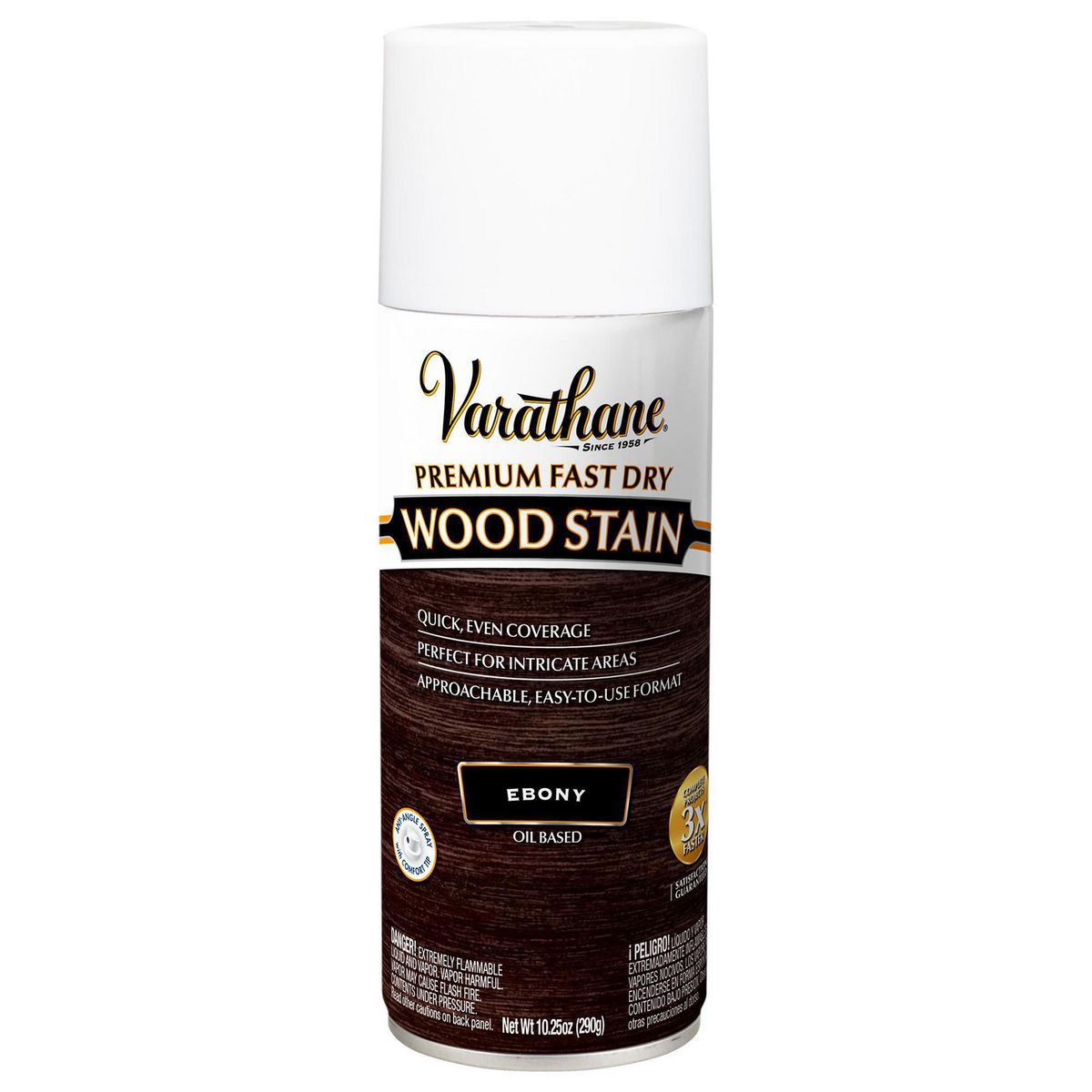 Tinte para madera en spray varathane ebano 340 g, marca Rustoleum - Foto Principal