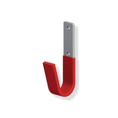 Gancho Universal Chico con Engomado Rojo, 87 mm x 32 mm