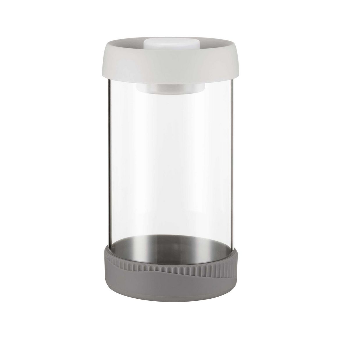 Just Home Collection - Frasco de vidrio con tapa de silicona 1500 ml