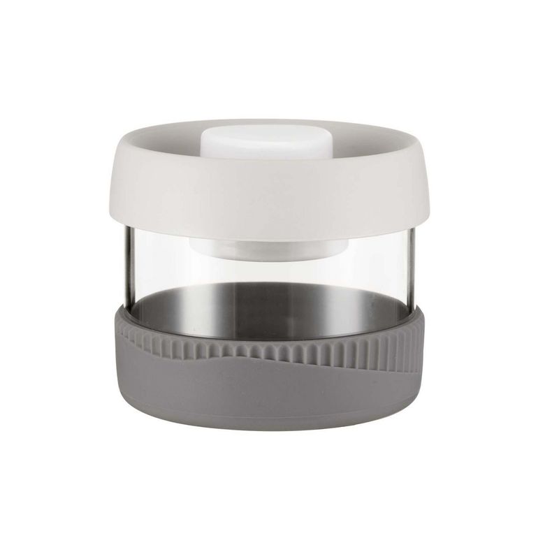 Just Home Collection - Frasco de vidrio con tapa de silicona 450 ml