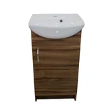 Mueble de baño Galice en Nogal Terracota sin espejo