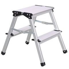 Escalera de paso de Aluminio de 2 peldaños 0.47 m hasta 150 kg