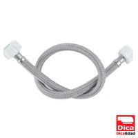 Manguera de Vinil 55 cm para Fregadero 1/2" x 1/2"