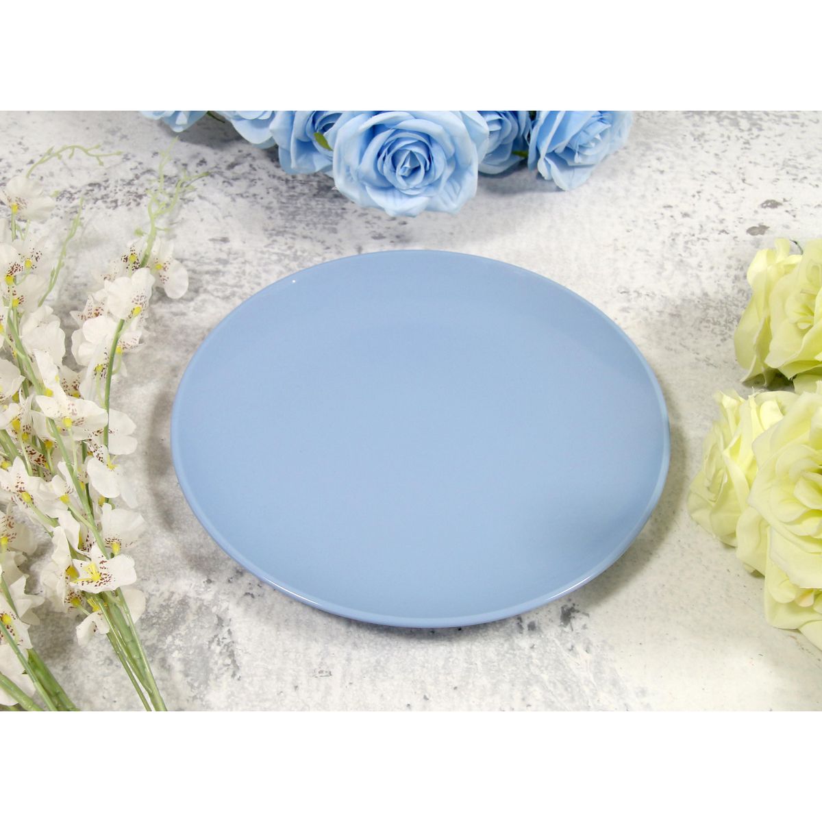 Plato Azul 27 cm, marca Just Home Collection - Foto 2