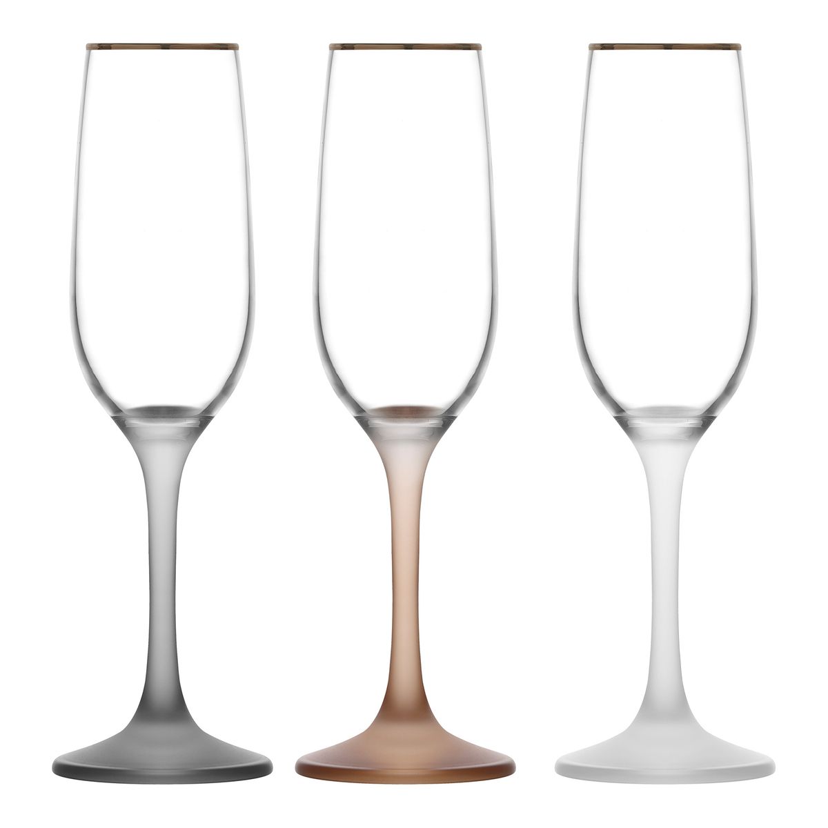 Lav - Set de 3 copas champagne surtido