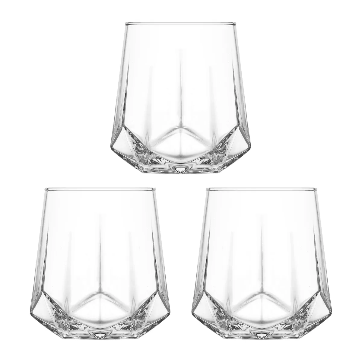 Lav - Set de 3 vasos bajos Valeria 400 ml