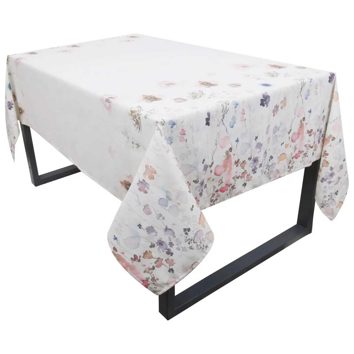 Just Home Collection - Mantel rectangular diseño flores 180 x 240 cm