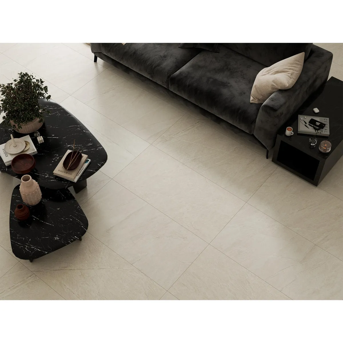 Holztek - Piso Gres Berilo Beige 60X120 Rectificado 1.44 m2