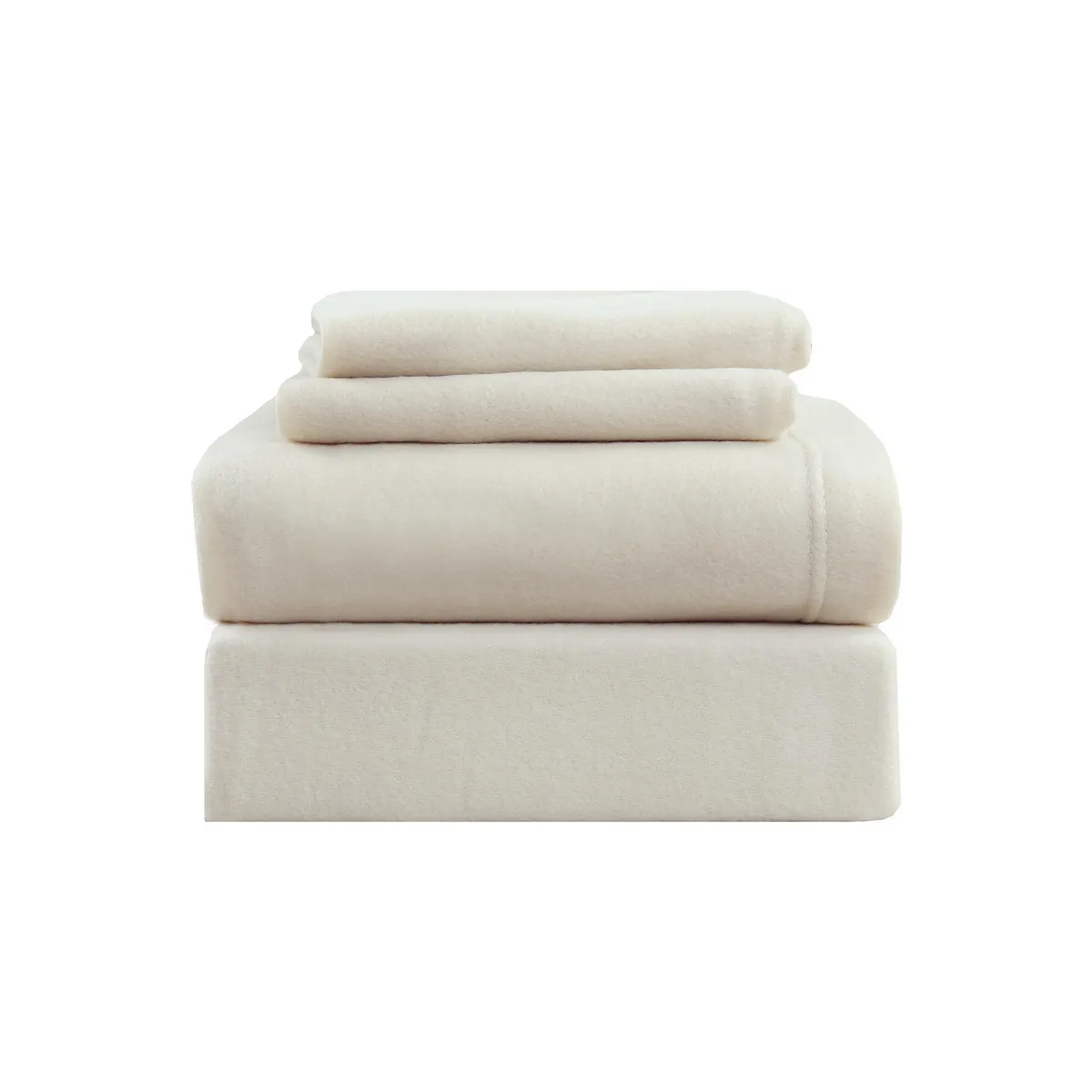 Juego de Sábanas Individual Polar Marfil, marca Just Home Collection - Foto Principal