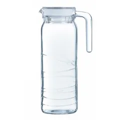 Jarra de vidrio diseño ondas 1 l