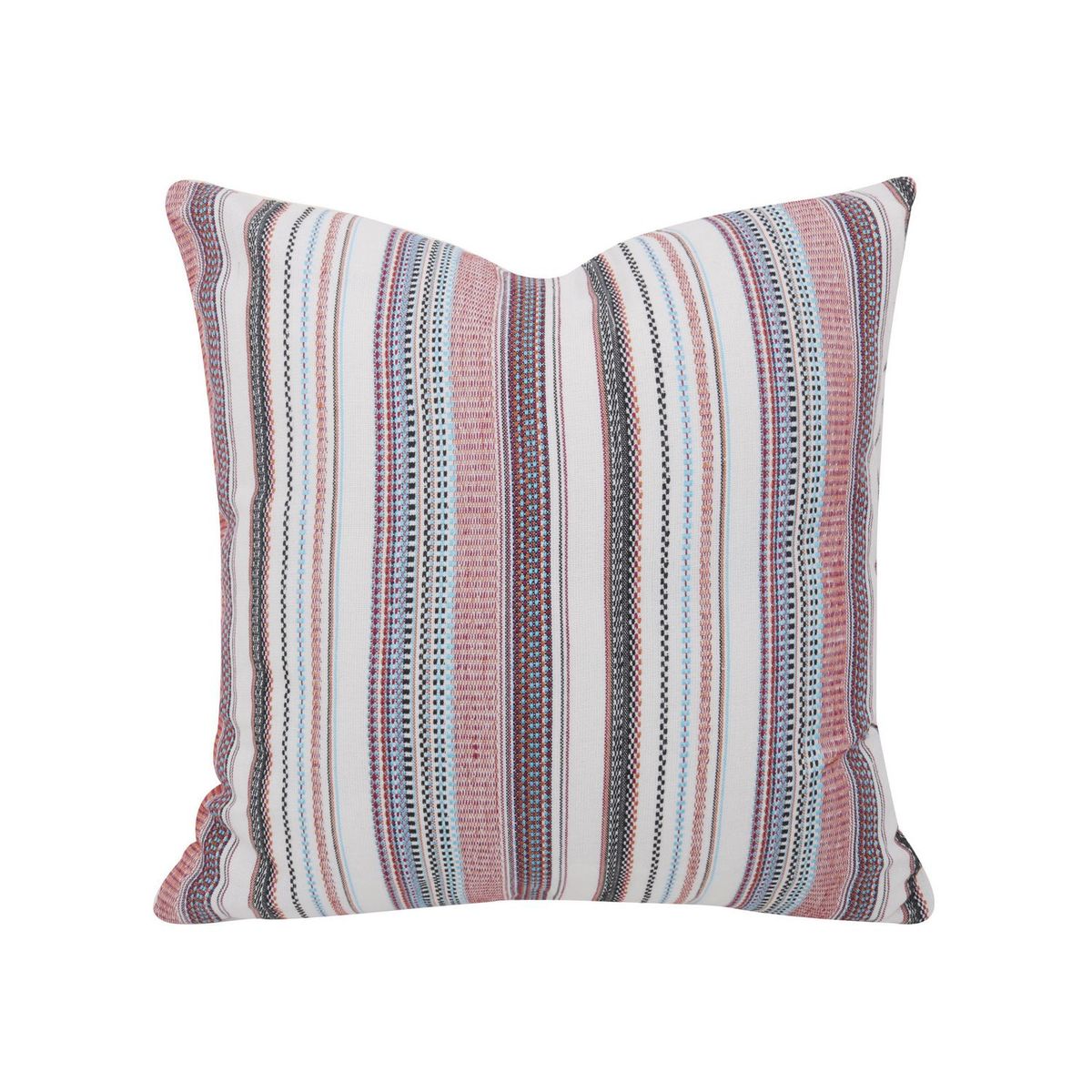 Just Home Collection - Cojín decorativo Franjas de 45 x 45 cm Multicolor