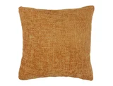 Cojín decorativo Liso de 45 x 45 cm Mostaza
