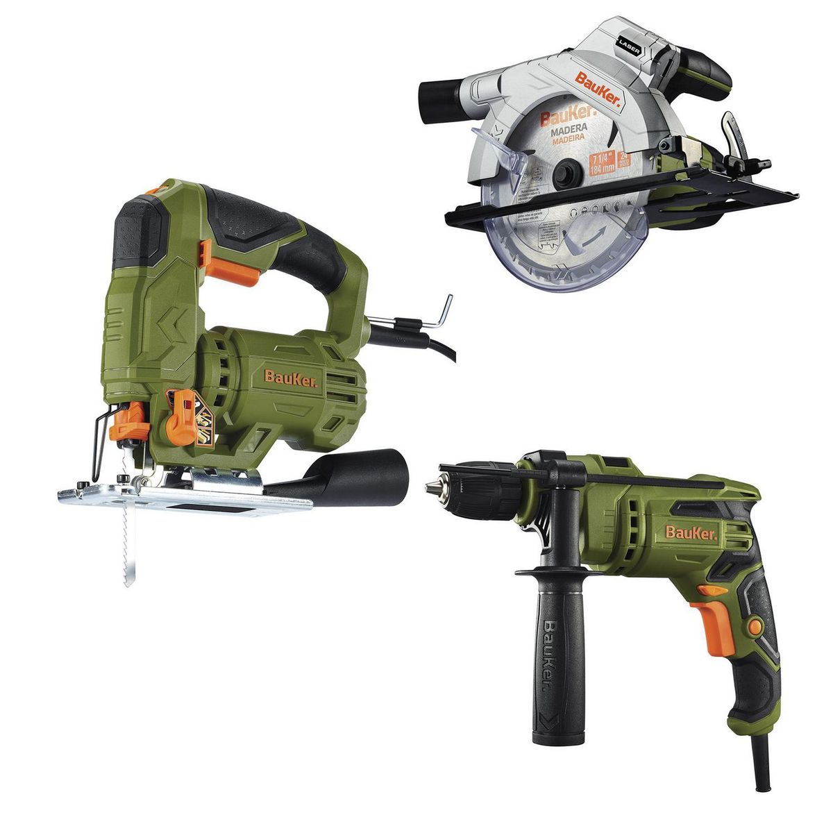 Set de 3 Herramientas, Bauker, marca Bauker - Foto Principal