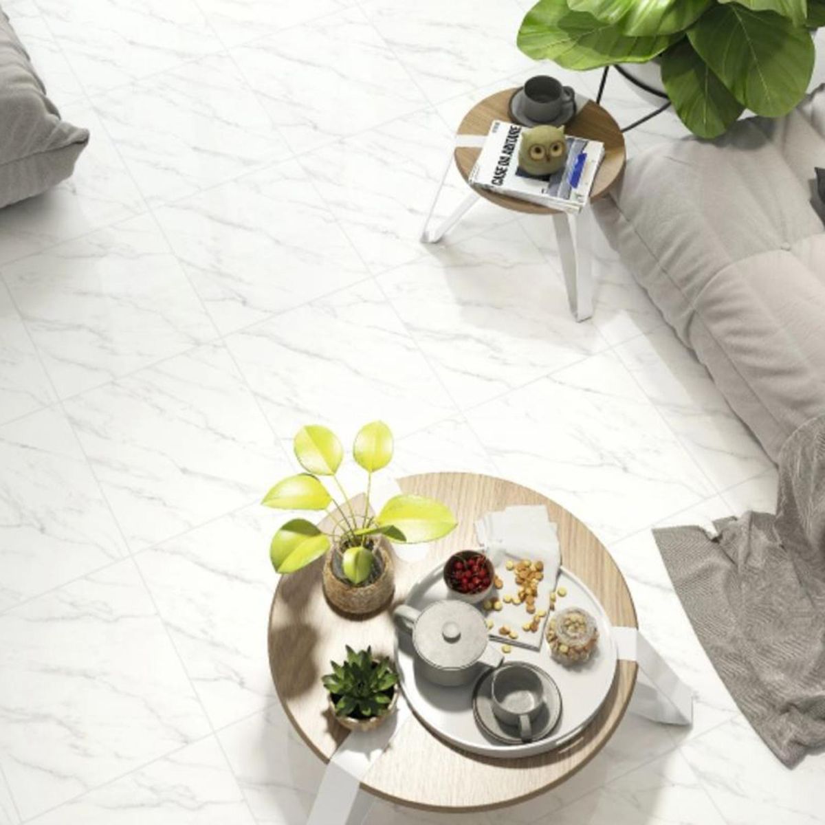 Piso Cerámico SB Medel 45x45 cm Satín 2 m2, marca Holztek - Foto 2