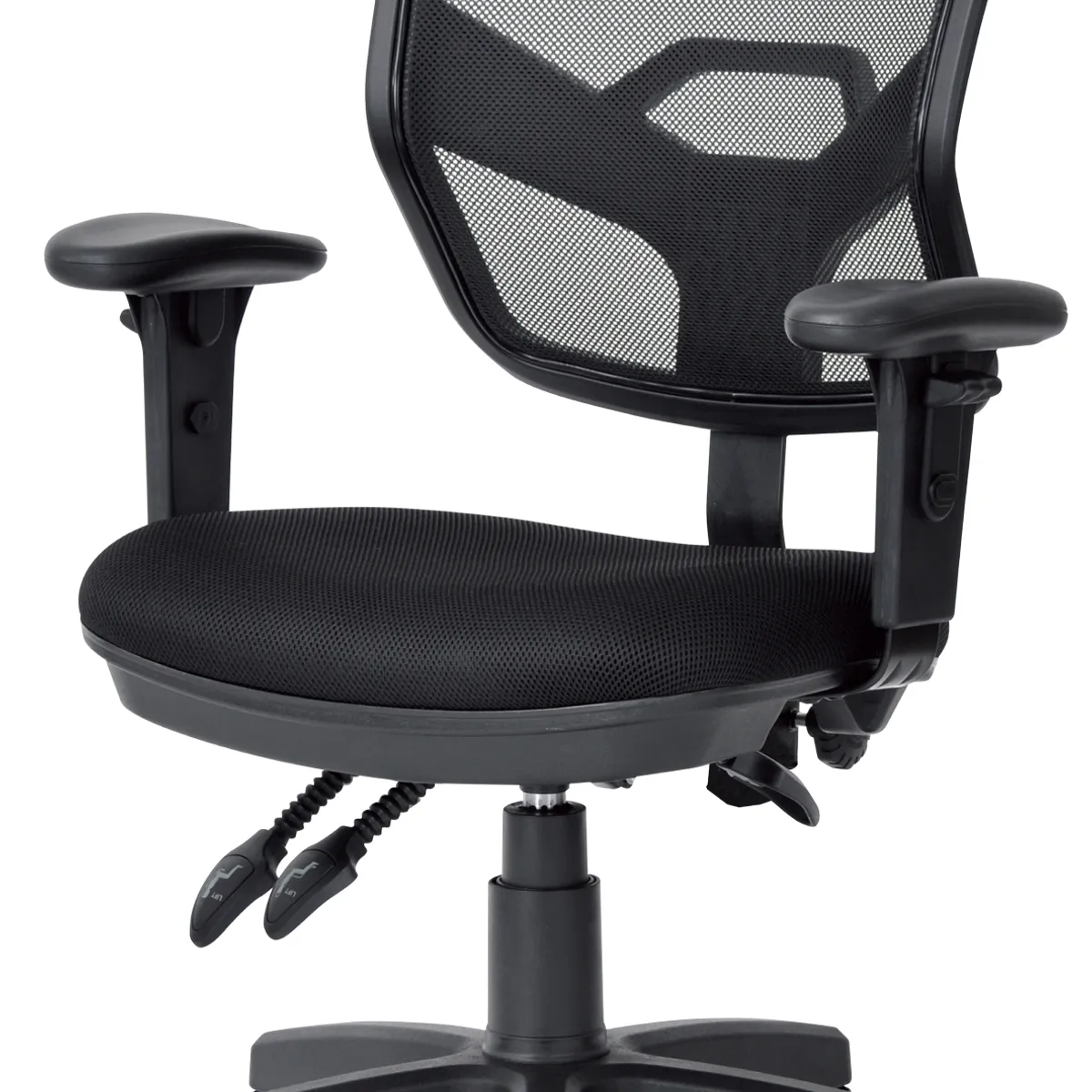 Just Home Collection - Silla PC Negra Charles