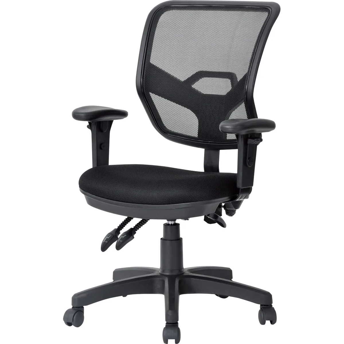 Just Home Collection - Silla PC Negra Charles