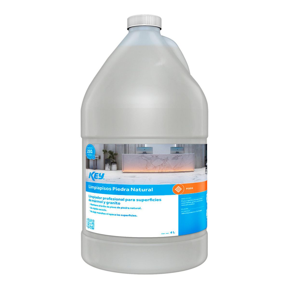 Key - Limpia Pisos Profesional para Piedras Naturales 4L