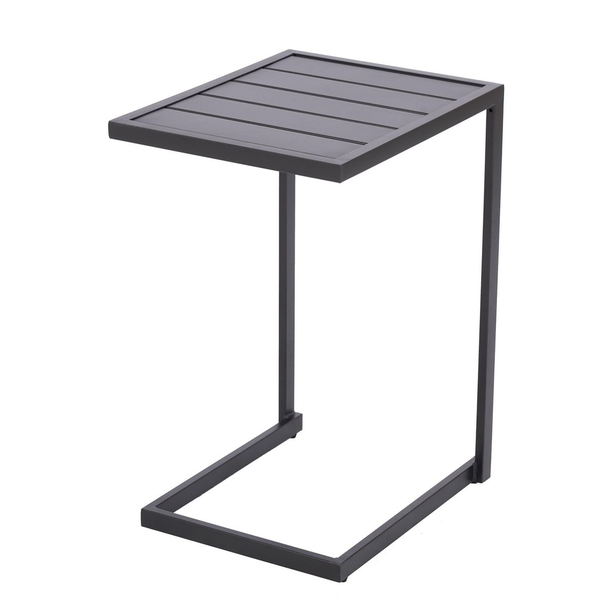 Just Home Collection - Mesa de apoyo metal 48 x 65 x 38 cm
