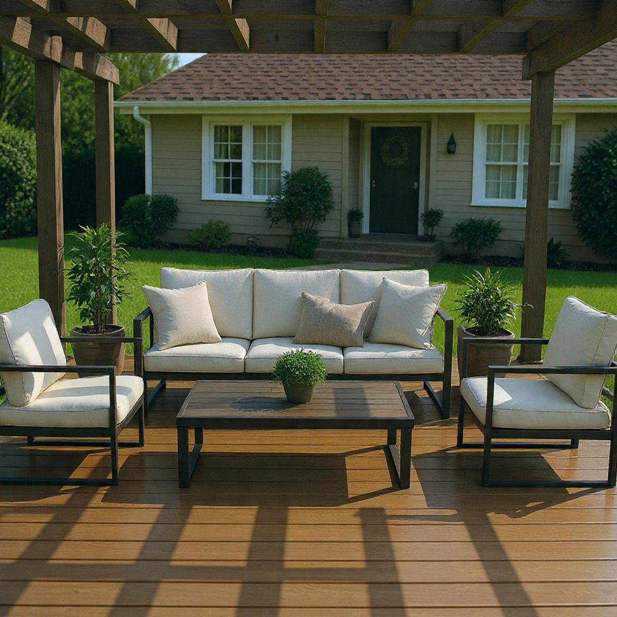 Just Home Collection - Sala de Exterior Colonia 5 Personas