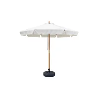 Sombrilla Madera Blanco 2.4 M