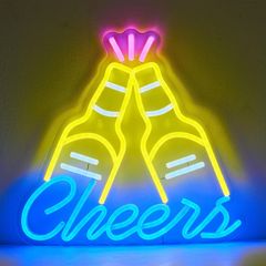 Lampara led neon bat cheers