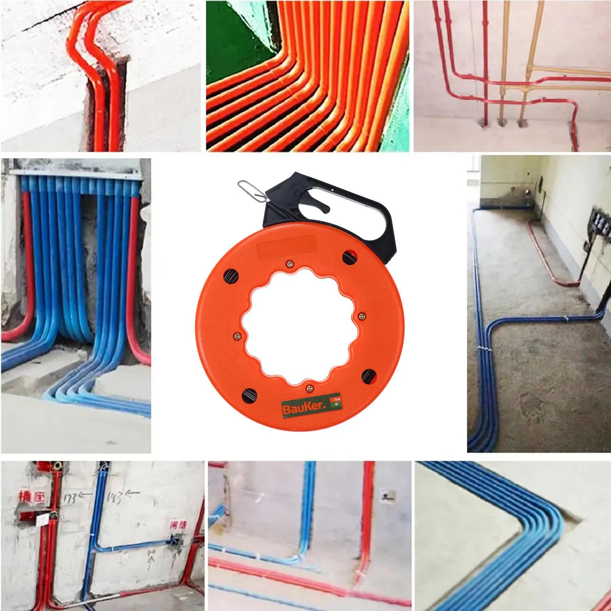 Bauker - Pasacables 15 m Bauker