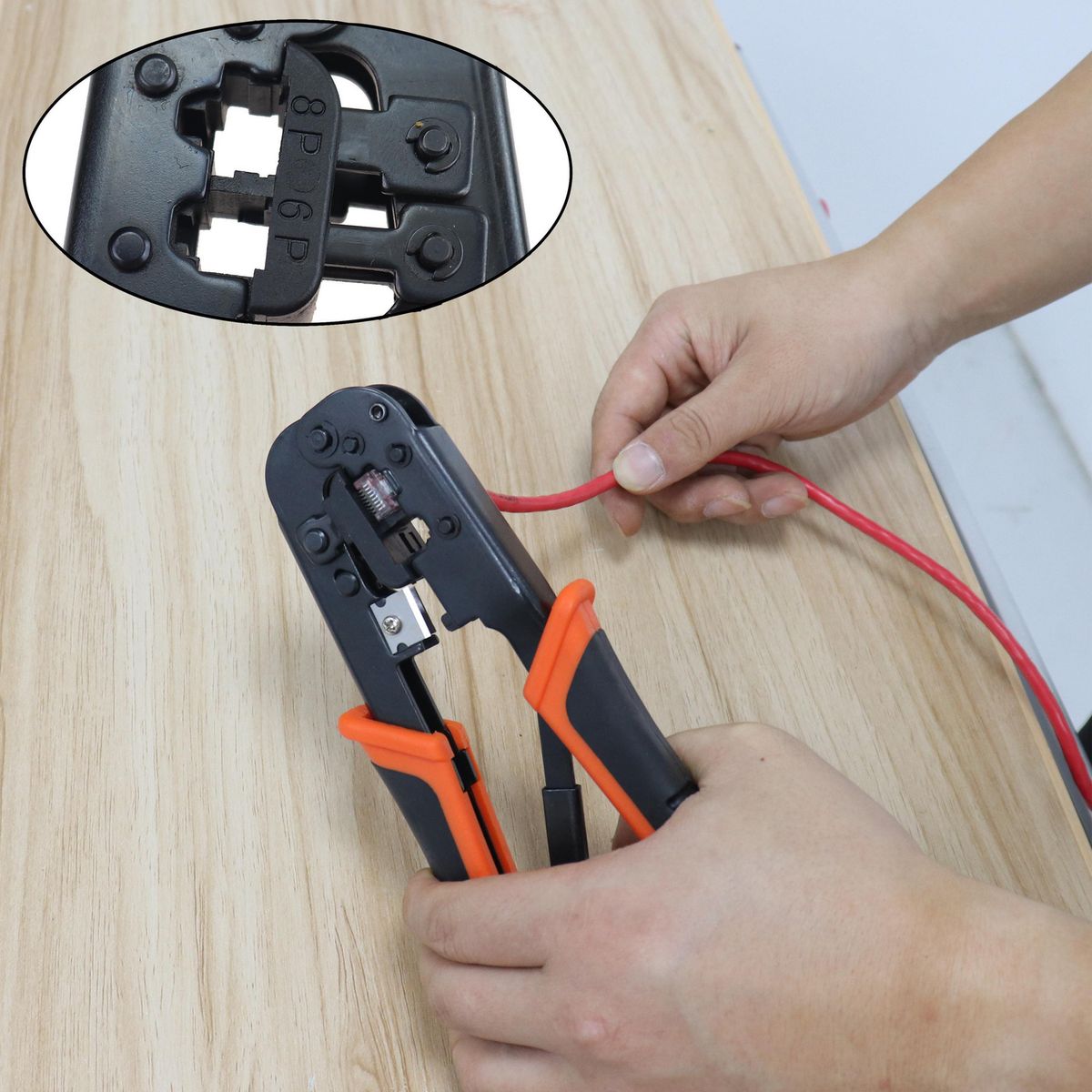 Crimpeadora para Cables de Red y Teléfono Bauker, marca Bauker - Foto 2