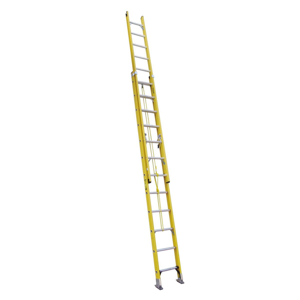 Escalera Telescópica Fibra de Vidrio de 24 Peldaños 7.3 m hasta 126 kg, marca Ubermann - Foto 2