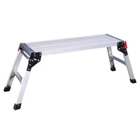 Plataforma escalera antideslizante de aluminio de 2 niveles hasta 150 kg hasta 150 kg
