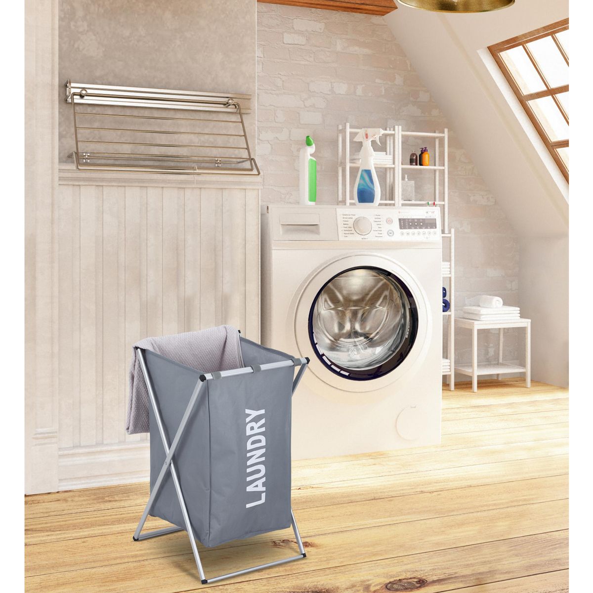 Kleine Wolke - Cesto de Ropa Plegable 50 L