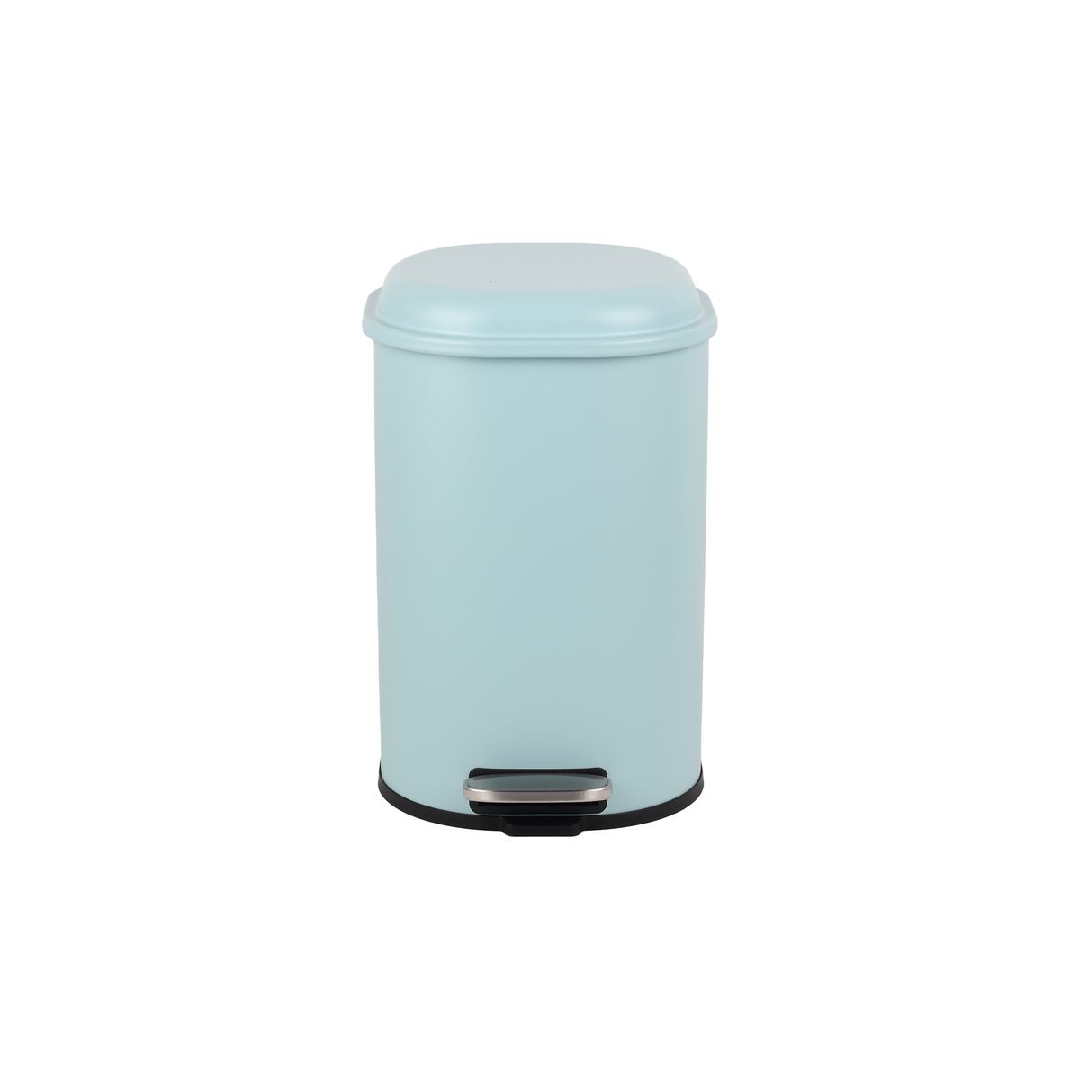 Just Home Collection - Bote de Basura Celeste con Pedal 18 L
