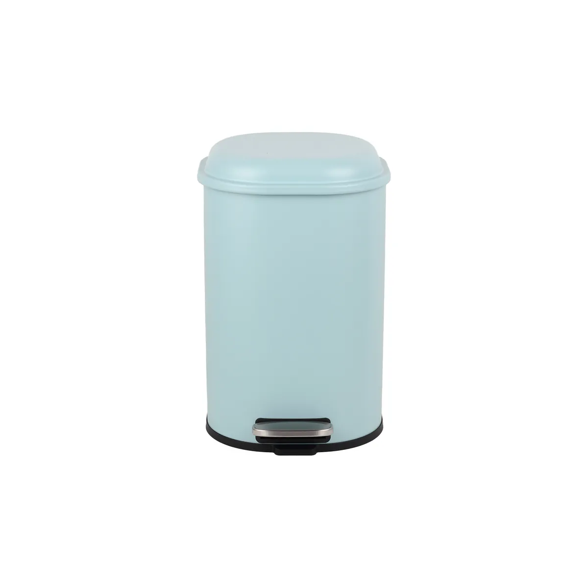 Just Home Collection - Bote de Basura Celeste con Pedal 18 L