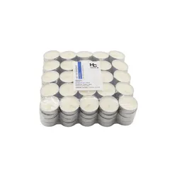 Set 100 tealights blanco