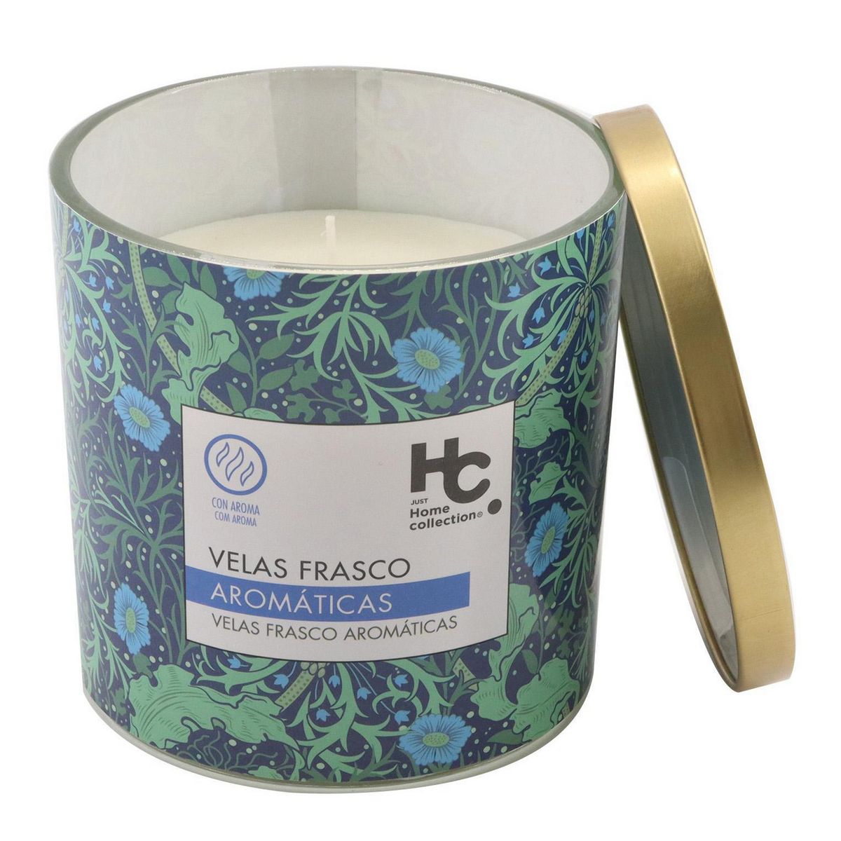 Vela frasco vidrio aroma az, marca Just Home Collection - Foto 2