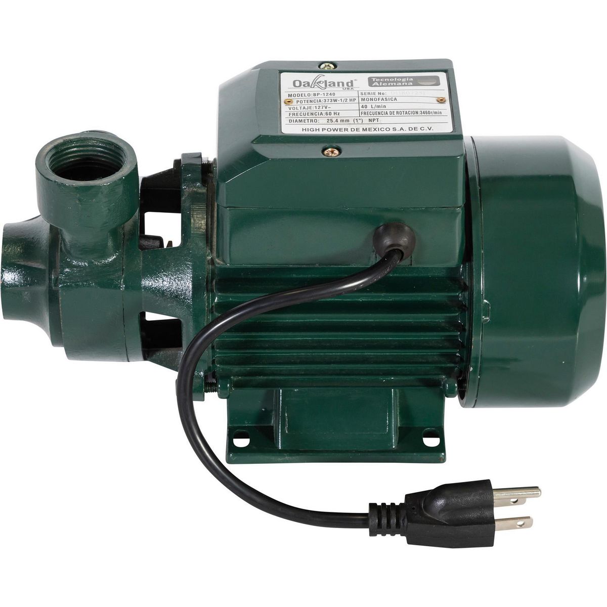 Oakland - Bomba Periférica 1/2 Hp