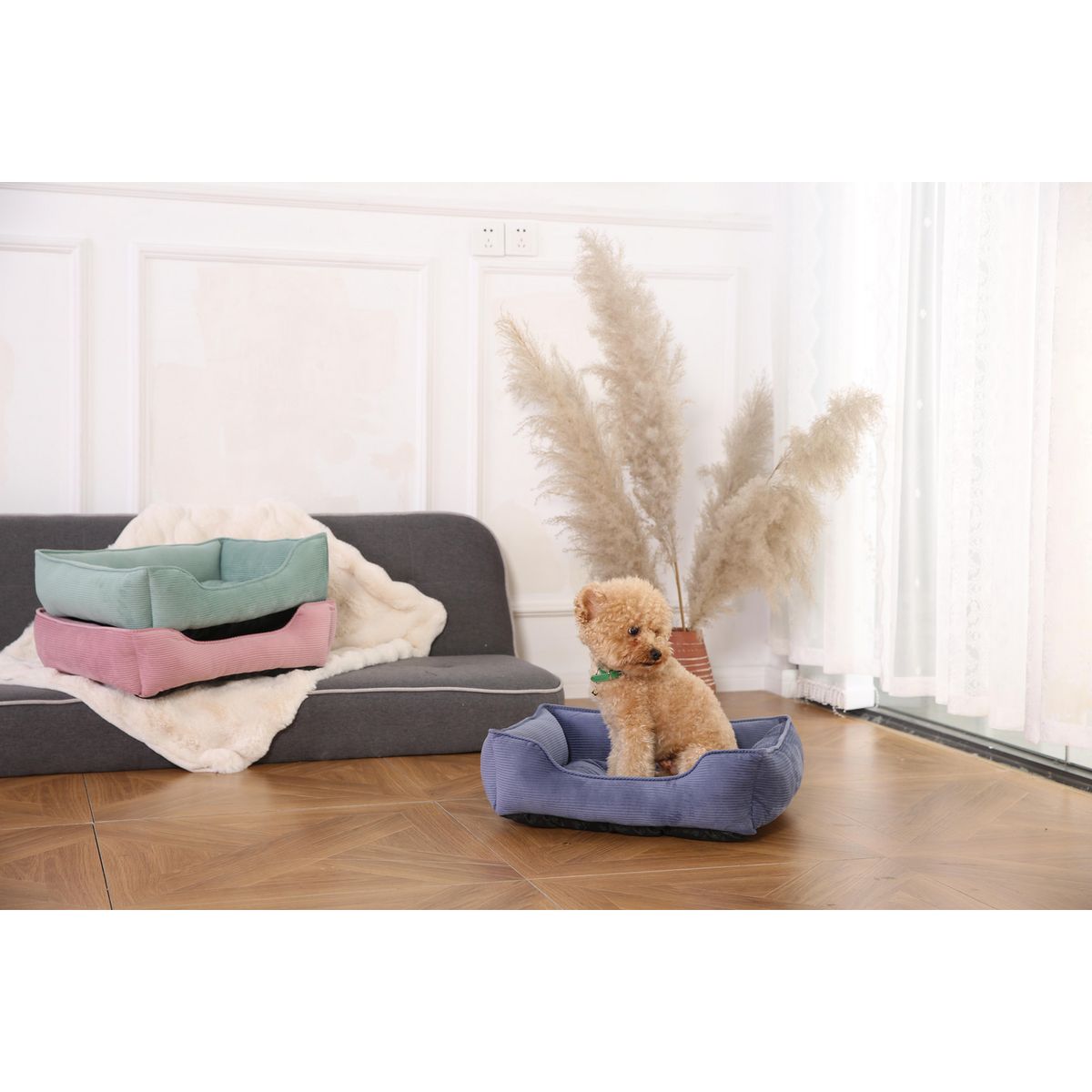 Cama Mascota Verde 55 x 50 cm, marca Petizoos - Foto 2