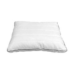 Almohada estándar de algodón Wave Blanco
