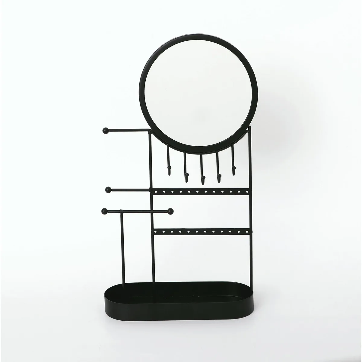 Just Home Collection - Rack organizador de joyería con espejo