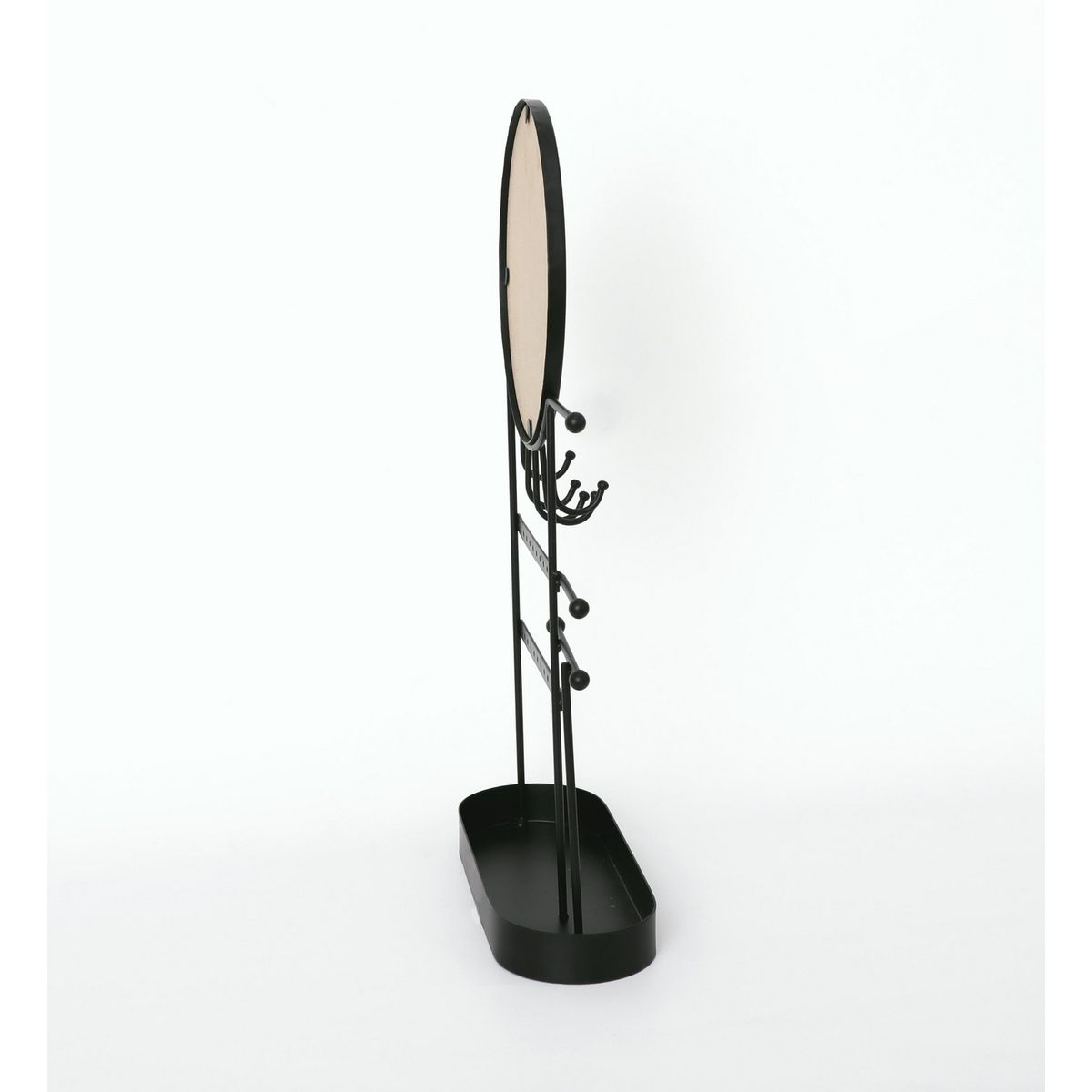 Just Home Collection - Rack organizador de joyería con espejo